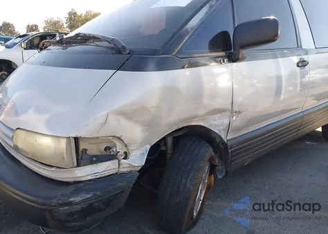 1991 Toyota Previa Le from USA, damaged, VIN JT3AC12R4M0029895